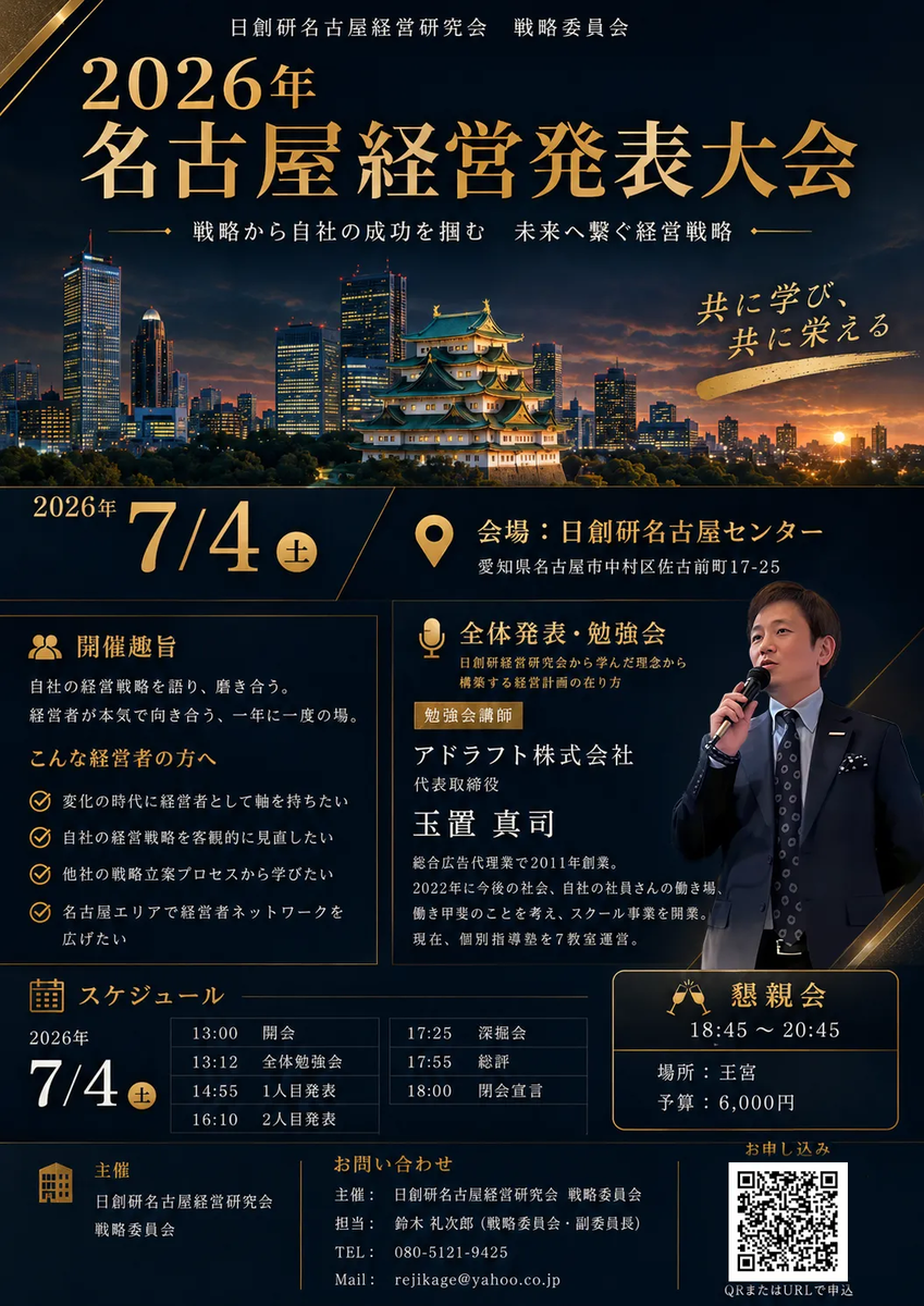 名古屋経営発表大会（7月例会）